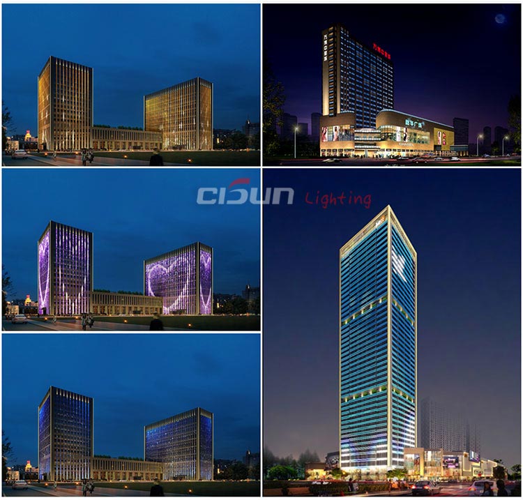 Architectural facade led lighting