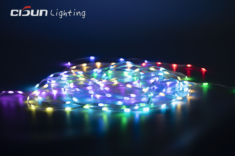 RGB LED string lights