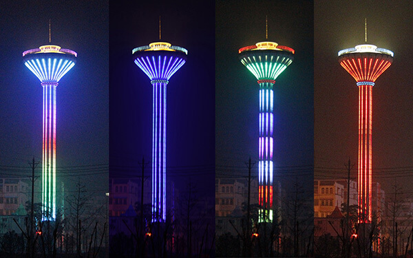 RGB led Digital Tube Light for tower night lights