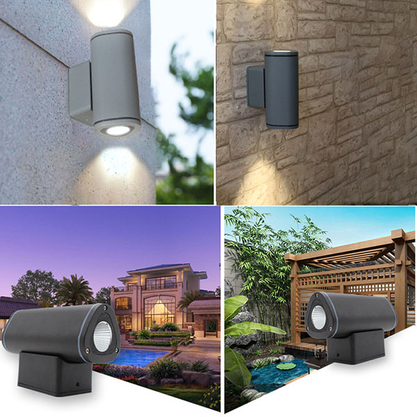 up and down led outdoor wall light