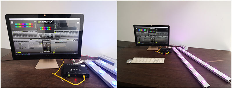 DMX512 RGB pixels lights for madrix