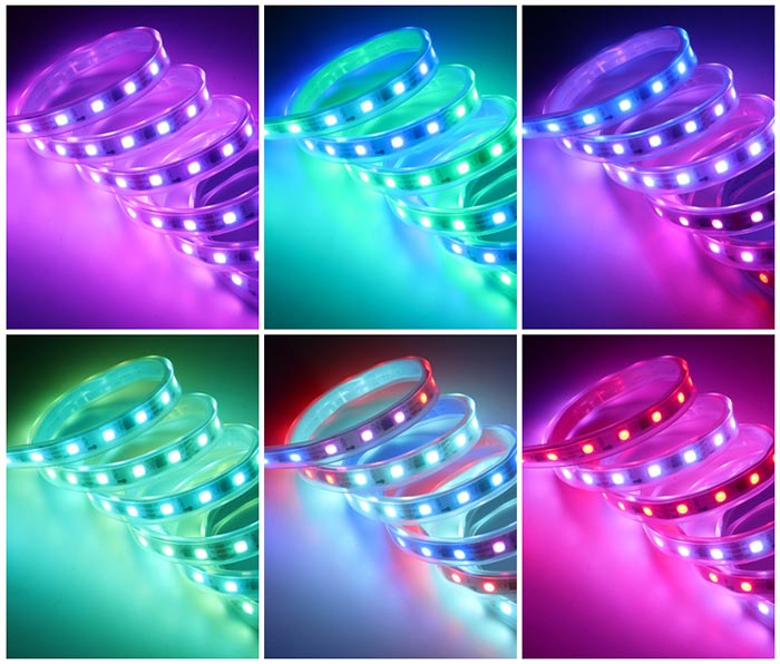 RGB led light strip, rgb tape lights