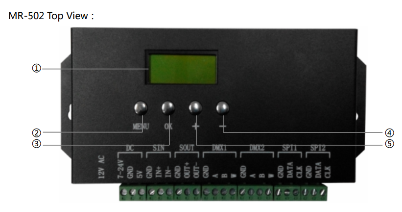 MR-502 LED controller